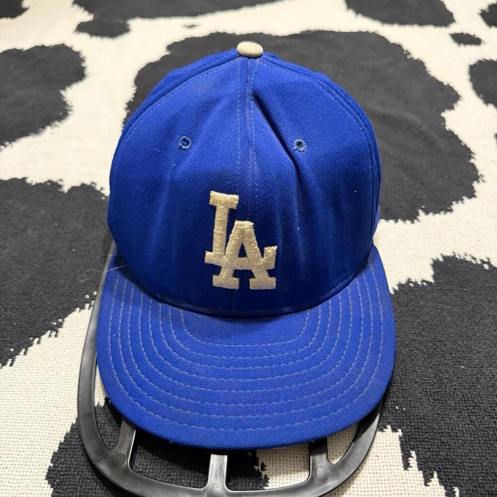 Vintage 60s/70s‎ RARE American Workers Union Los Angeles Dodgers Nylon Hat OSFA